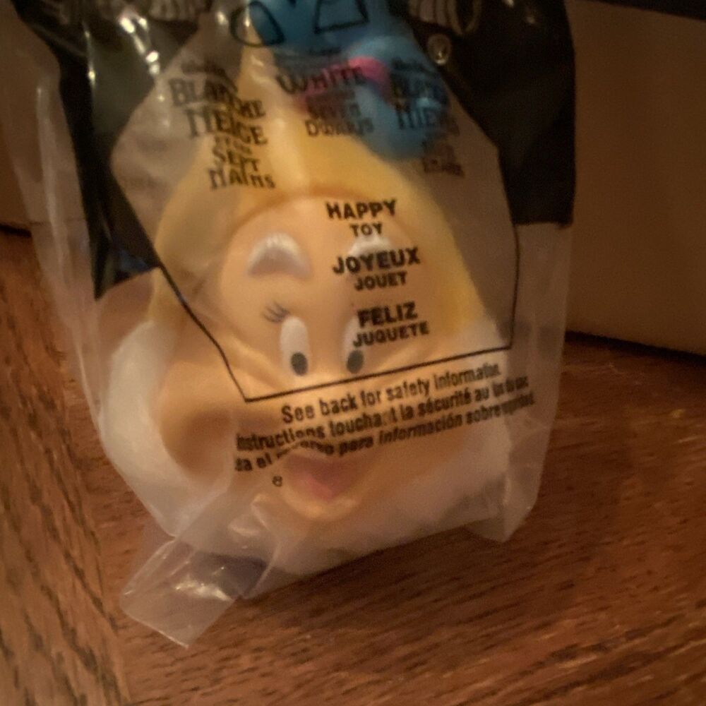 McDonald's Disney Snow White Happy Meal Premium Toy #7 Happy (2001) Vintage